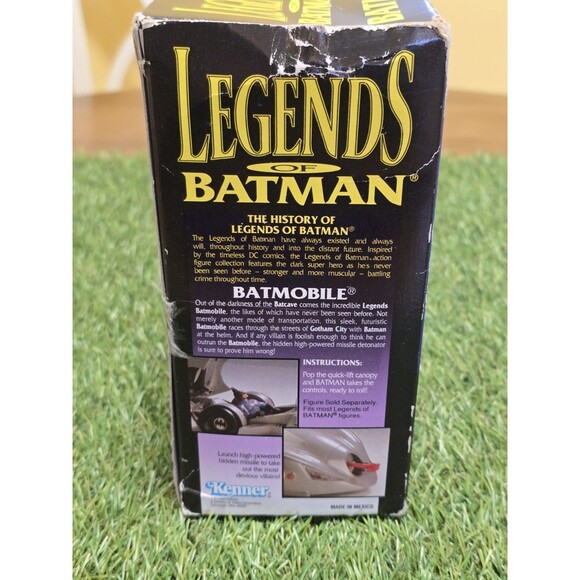 1994 Legends Batmobile Legends of Batman w/Missile Detonator Kenner Open Box TRU - Picture 5 of 16